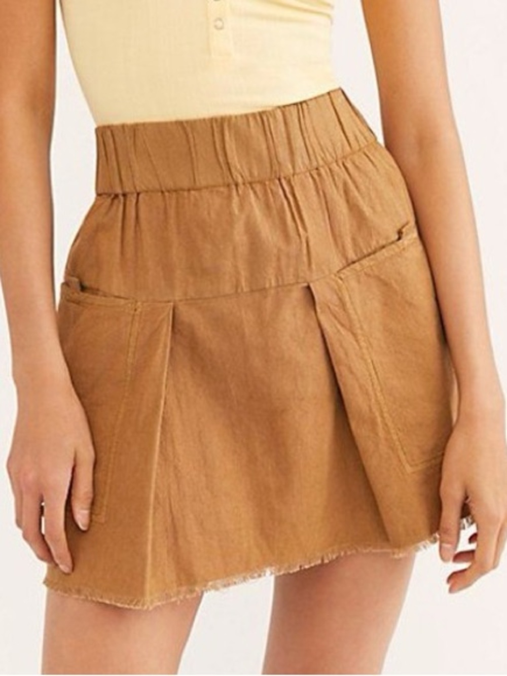 FREE PEOPLE MARIPOSA MINI UTILITY SKIRT